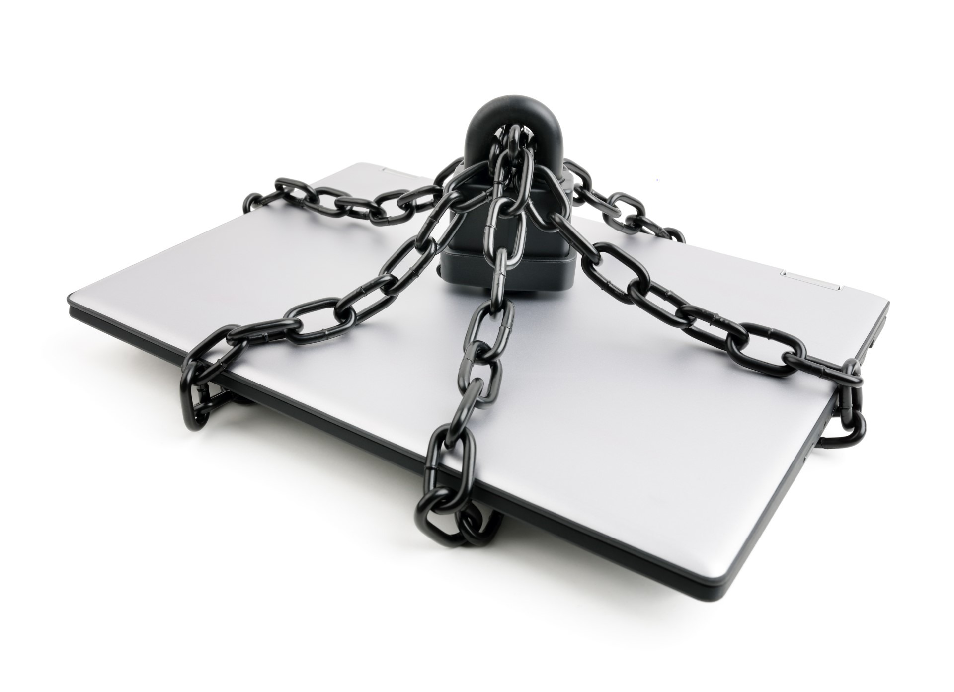 Office 365 Advanced Threat Protection Blog Featured Image - Computer Laptop Locked with a Padlock and Chains